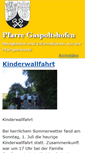 Mobile Screenshot of pfarre-gaspoltshofen.at
