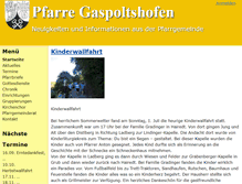 Tablet Screenshot of pfarre-gaspoltshofen.at